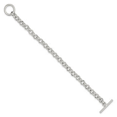 Sterling Silver 8.5inch Fancy Link Bracelet