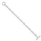 Sterling Silver Fancy Link Bracelet