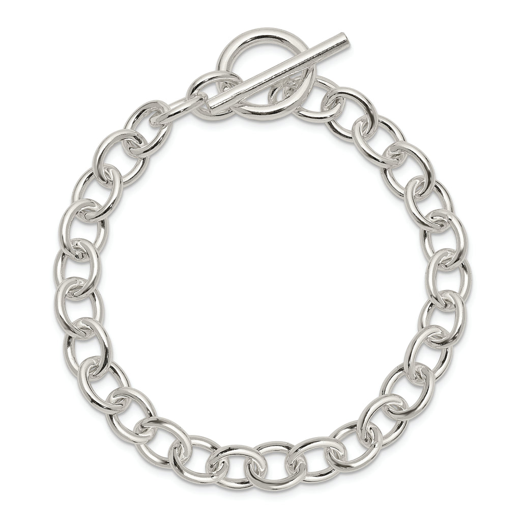Sterling Silver 7.5inch Fancy Link Bracelet