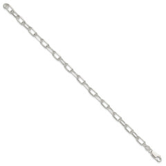 Sterling Silver 8.25inch Fancy Link Bracelet
