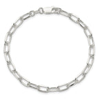Women's Sterling Silver Link Chain Bracelet 5mm