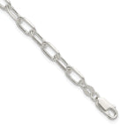 Women's Sterling Silver Link Chain Bracelet 5mm