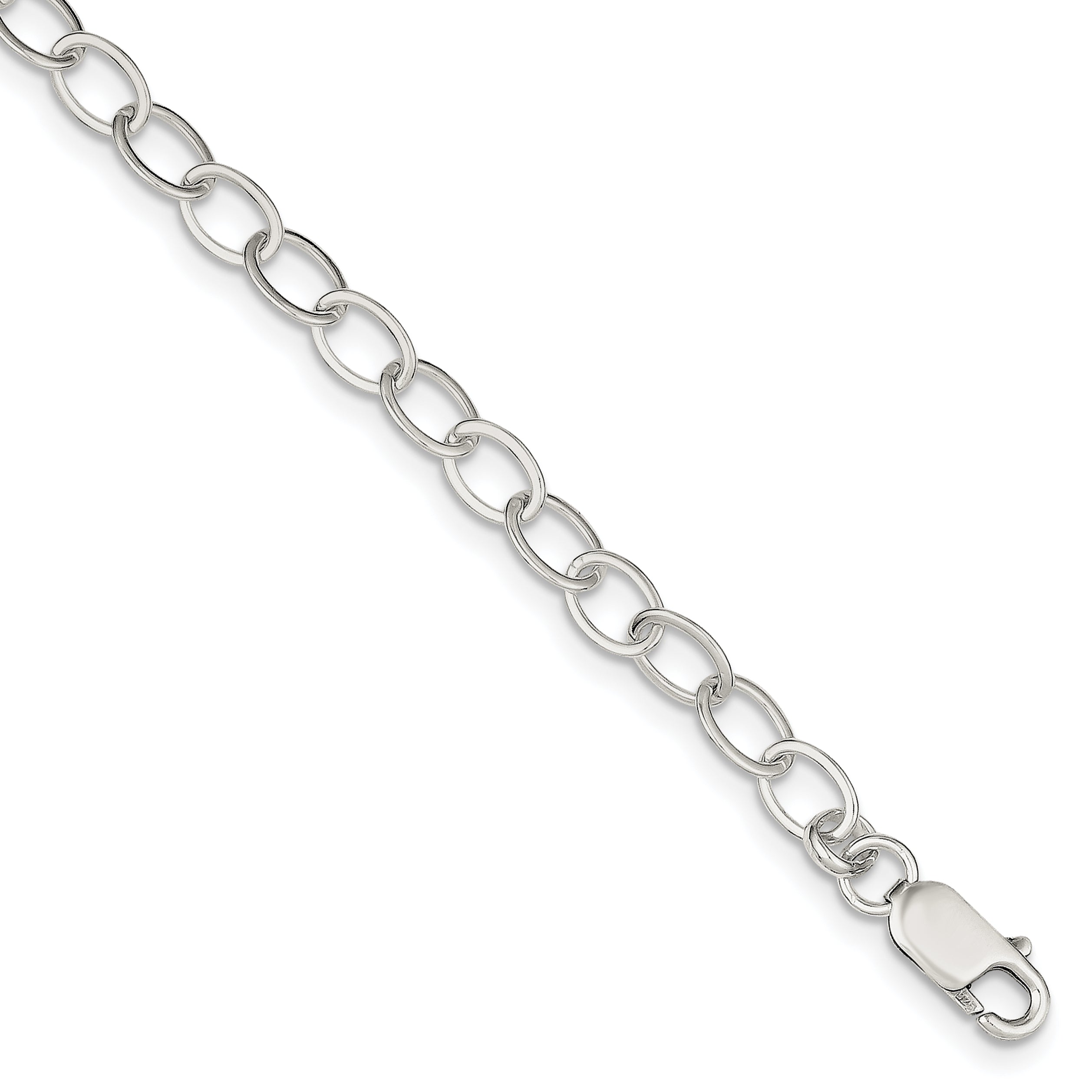 Sterling Silver 8.5inch Fancy Link Bracelet Main image
