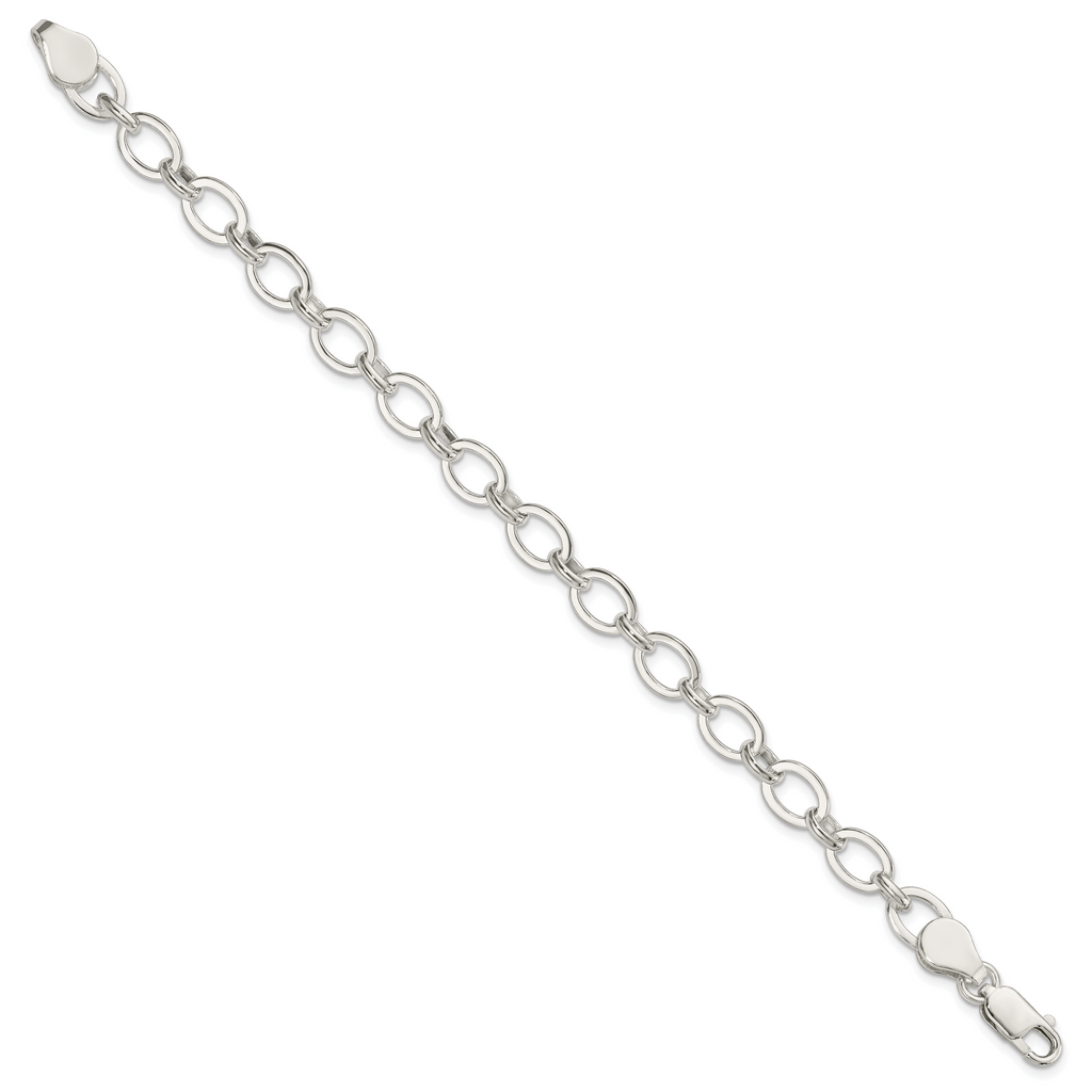 Sterling Silver Fancy Link Bracelet