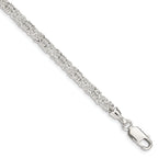 Sterling Silver Polished Fancy Link Bracelet