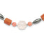 Sterling Silver Hematite/Multi Stone 18.5in With 2 Inch Extention Necklace