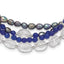 Sterling Silver FWC Pearl/Quartz Adjustable 17in or 40in Necklace