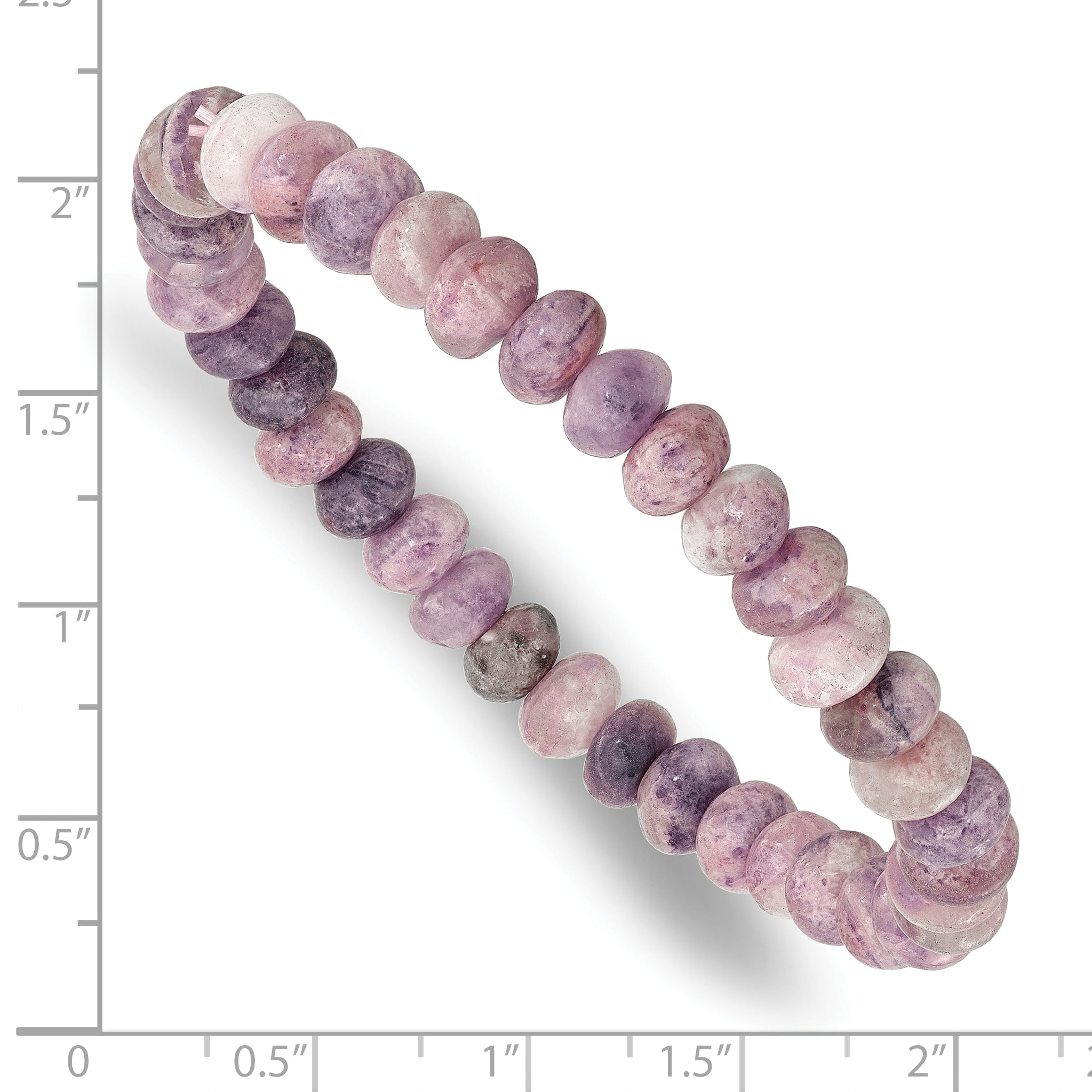 Charoite 7mm Beaded Stretch Bracelet
