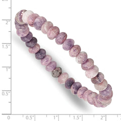 Charoite 7mm Beaded Stretch Bracelet