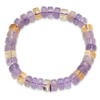 Ametrin 8mm Beaded Stretch Bracelet