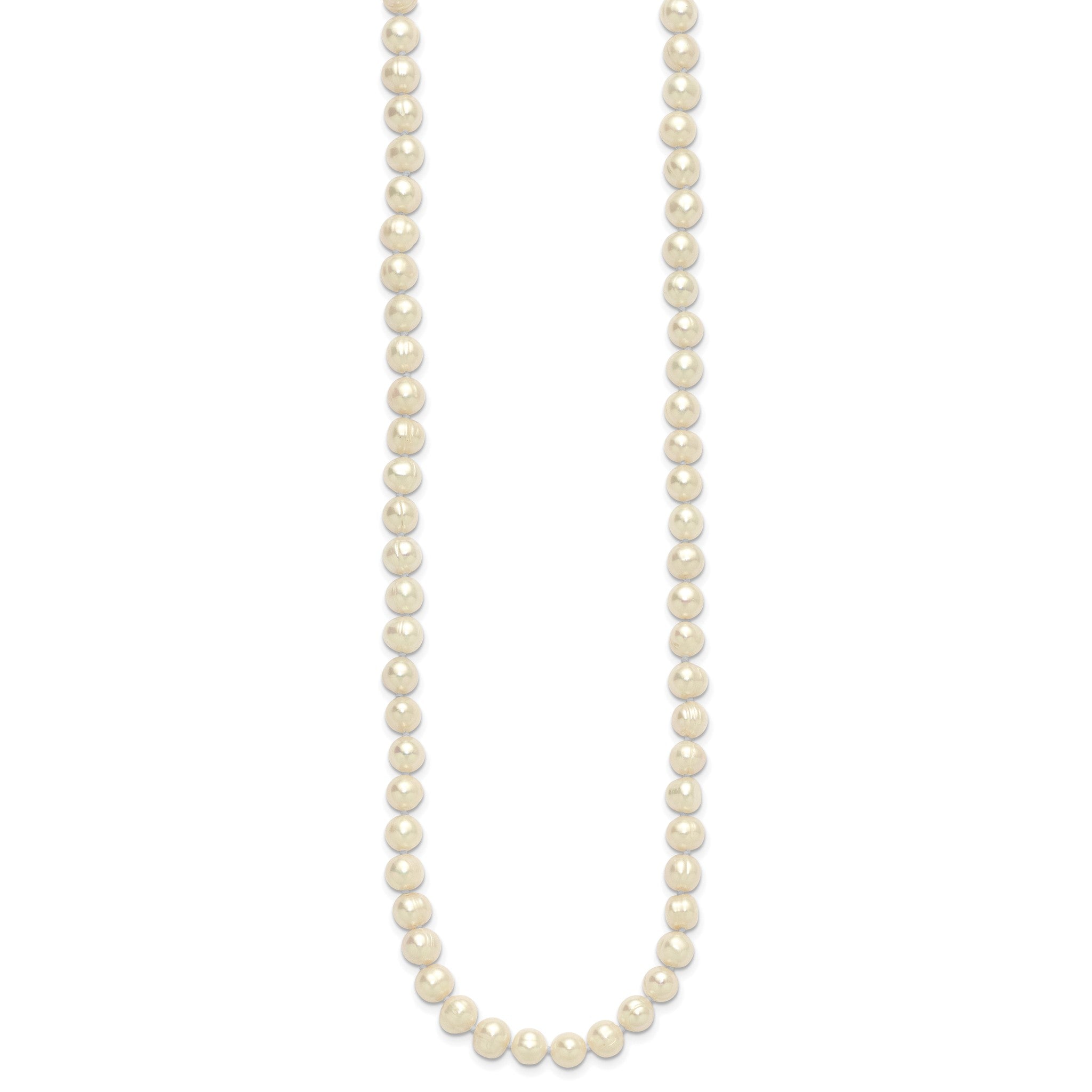 Semi-Round Freshwater Pearl Endless Necklace Secondary image