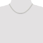 Sterling Silver Herringbone Chain Necklace 3mm