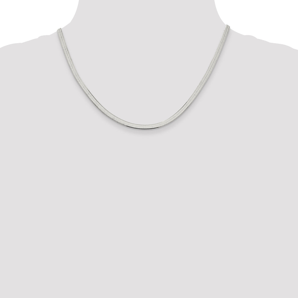 Sterling Silver 3.5mm Magic Herringbone Chain