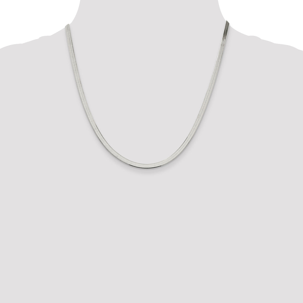 Sterling Silver 3.5mm Magic Herringbone Chain