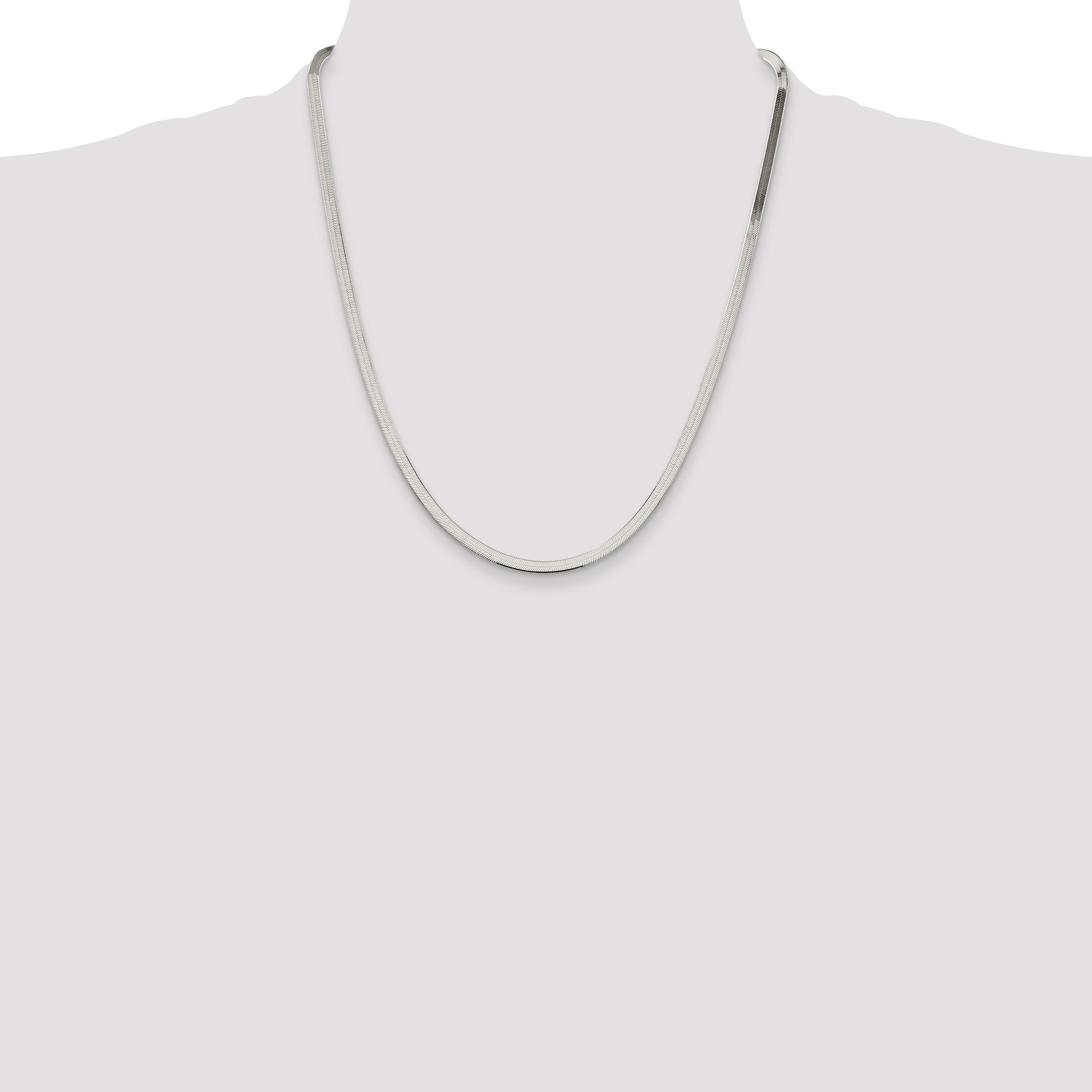 Sterling Silver 3.5mm Magic Herringbone Chain