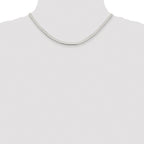 Sterling Silver Rhodium-plated 3.5mm Magic Herringbone Chain