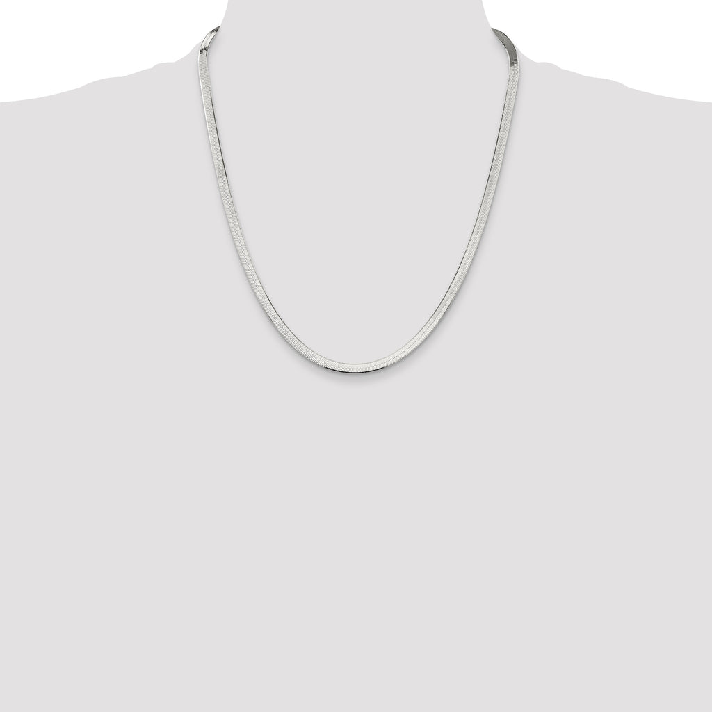 Sterling Silver 4.5mm Magic Herringbone Chain