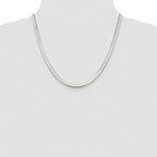 Sterling Silver Rhodium-plated 4.5mm Magic Herringbone Chain