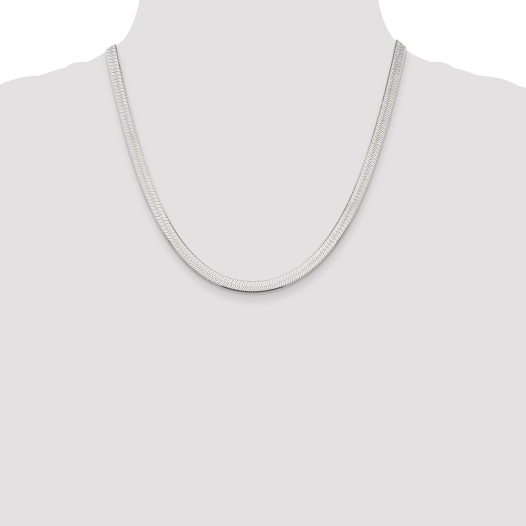 Sterling Silver 5.25mm Magic Herringbone Chain