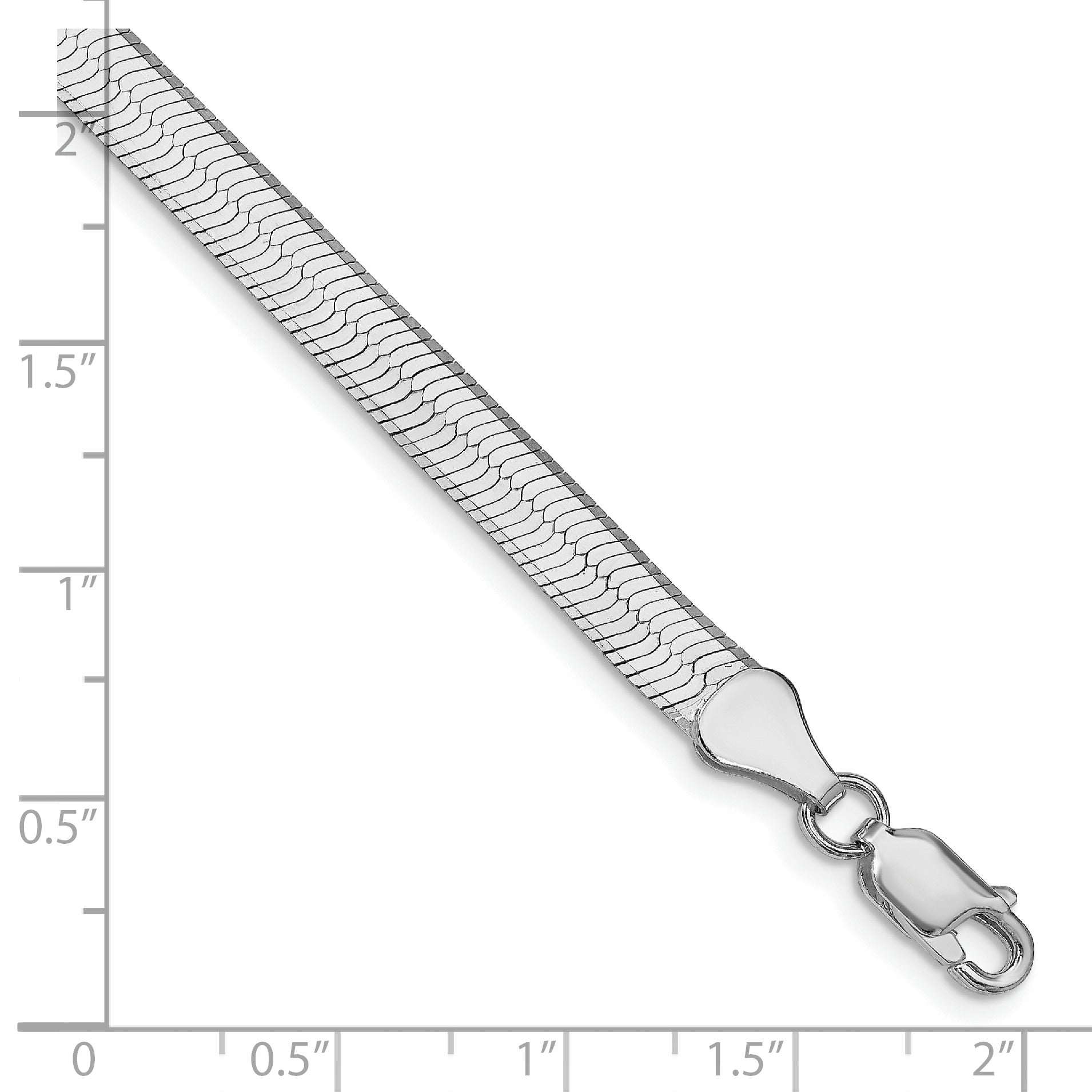 Magic Herringbone Chain Necklace in Sterling Silver, 5.25mm Secondary image