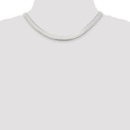 Sterling Silver 7.3mm Magic Herringbone Chain