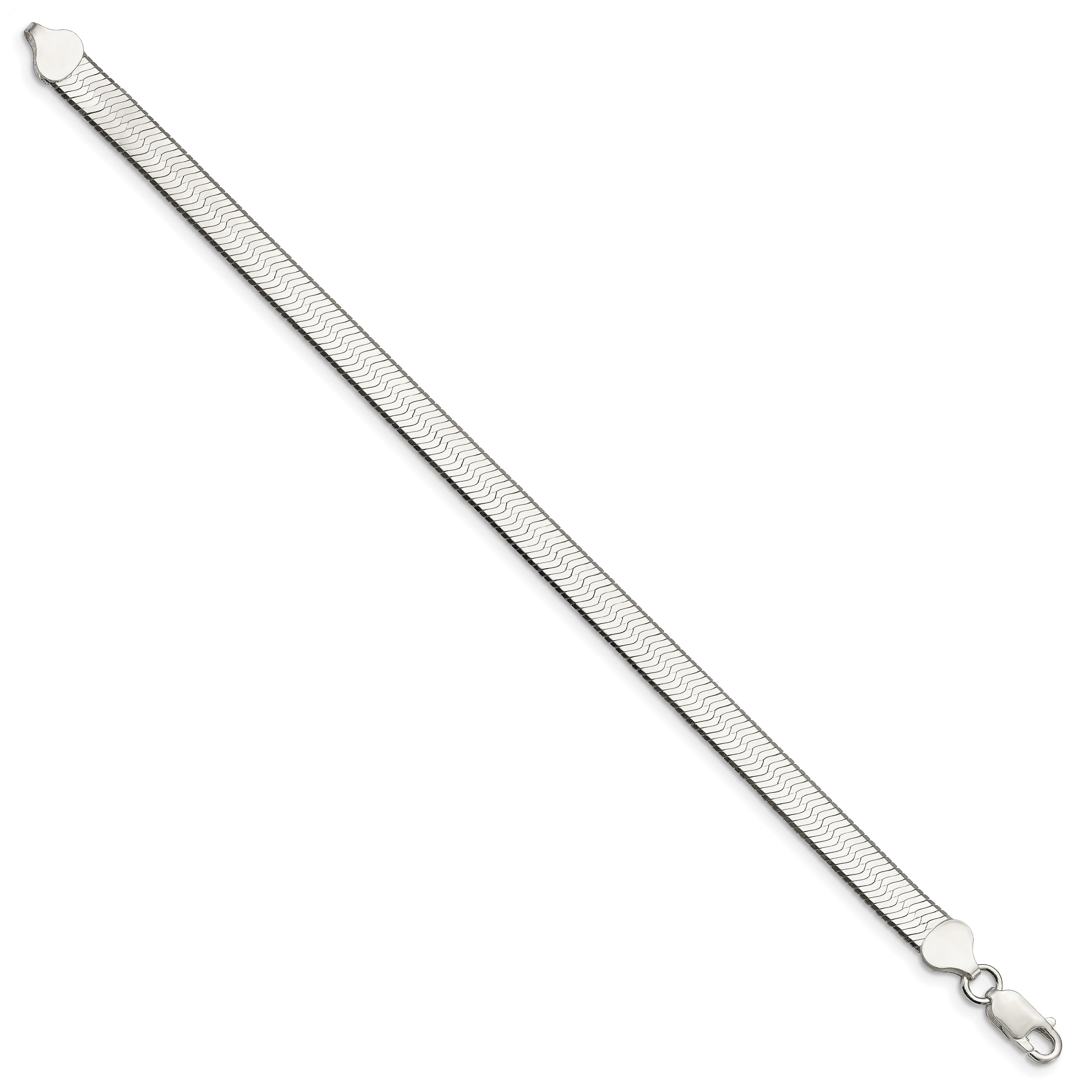 Sterling Silver 7.3mm Magic Herringbone Chain