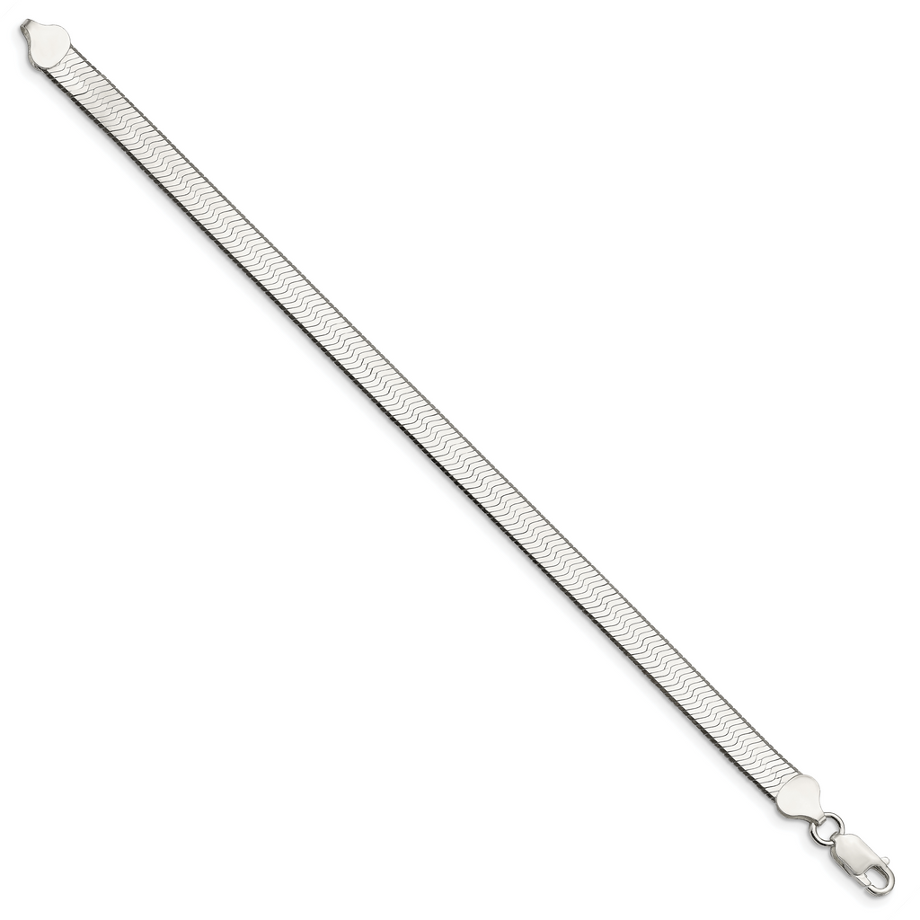 Sterling Silver 7.3mm Magic Herringbone Chain