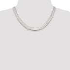 Sterling Silver 8.75mm Magic Herringbone Chain