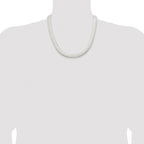 Sterling Silver Rhodium-plated 10.5mm Magic Herringbone Chain