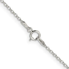 Sterling Silver 1.5mm Diamond-cut Cable Chain