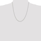Sterling Silver 1.5mm Diamond-cut Cable Chain