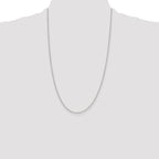 Sterling Silver 1.5mm Diamond-cut Cable Chain