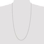 Sterling Silver 1.5mm Diamond-cut Cable Chain