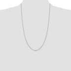 Sterling Silver 1.75mm Diamond-Cut Rolo Cable Chain