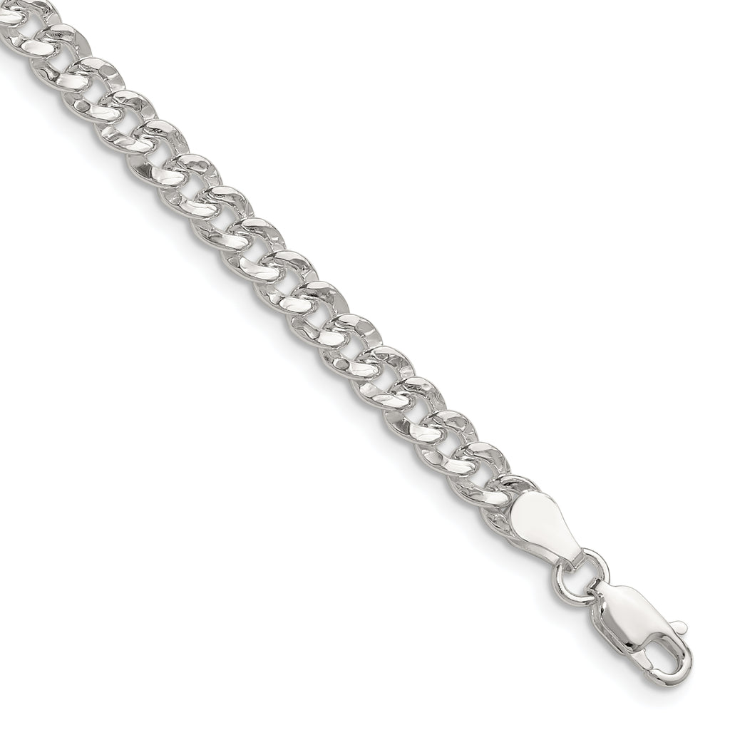 Sterling Silver Curb Chain Necklace 4.75mm