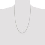 Sterling Silver 1mm Round Box Chain