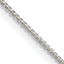 Sterling Silver 1mm Round Box Chain With Extension ext.