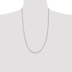 Sterling Silver 1.25mm Round Box Chain