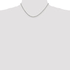 Sterling Silver 1.75mm Round Box Chain
