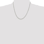 Sterling Silver 1.75mm Round Box Chain