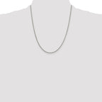 Sterling Silver Box Chain Necklace 1.75mm