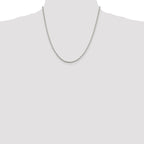 Sterling Silver 2mm Round Box Chain