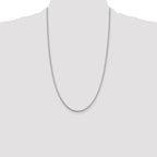 Sterling Silver 2mm Round Box Chain