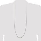 Sterling Silver 2mm Round Box Chain