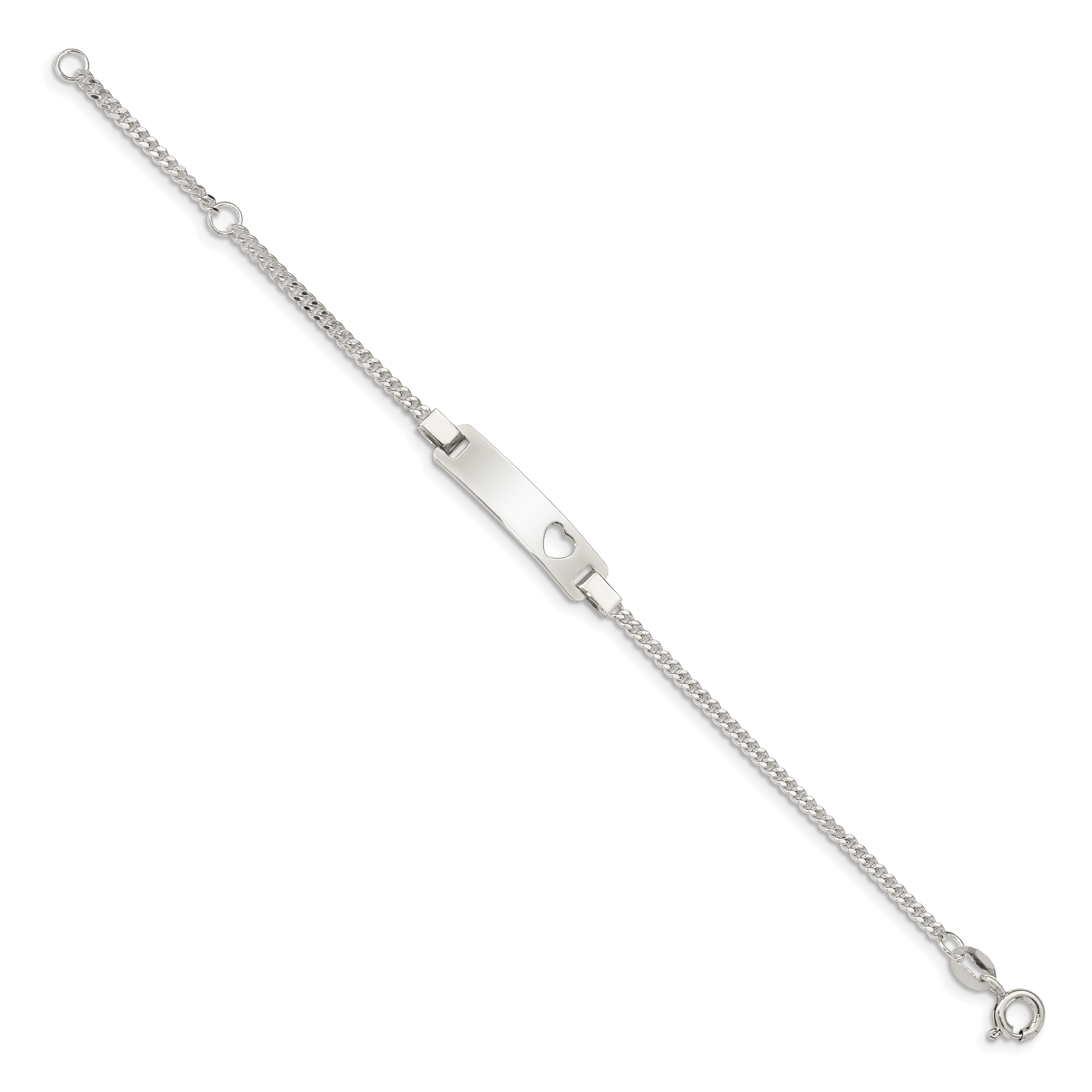 Sterling Silver Chain Bracelet 2mm Secondary image
