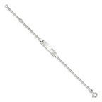 Sterling Silver Chain Bracelet 2mm