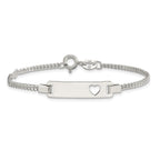 Sterling Silver Chain Bracelet 2mm