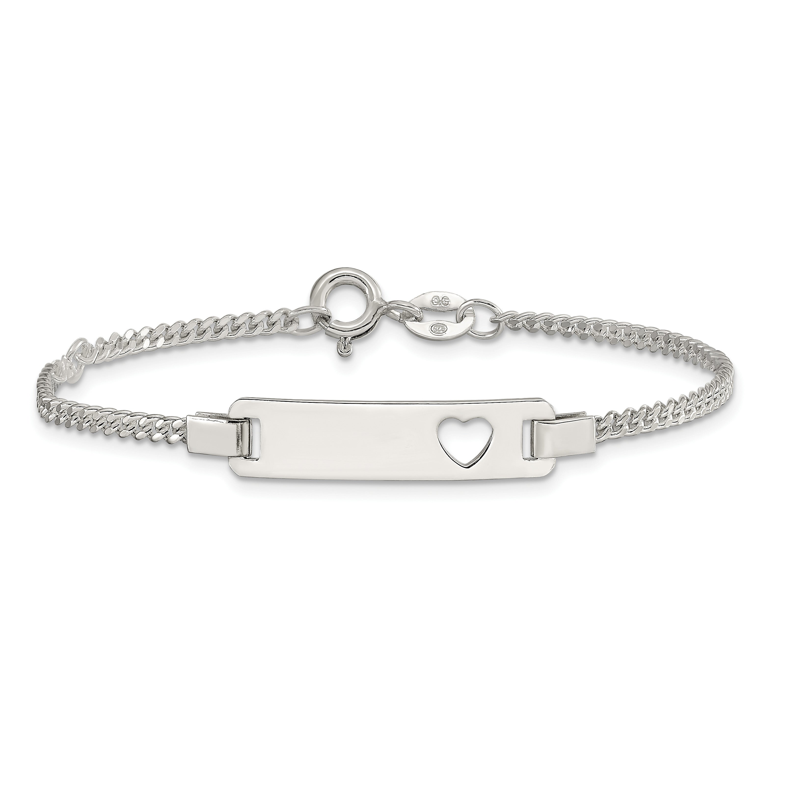 Sterling Silver Chain Bracelet 2mm