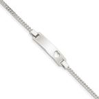 Sterling Silver Chain Bracelet 2mm