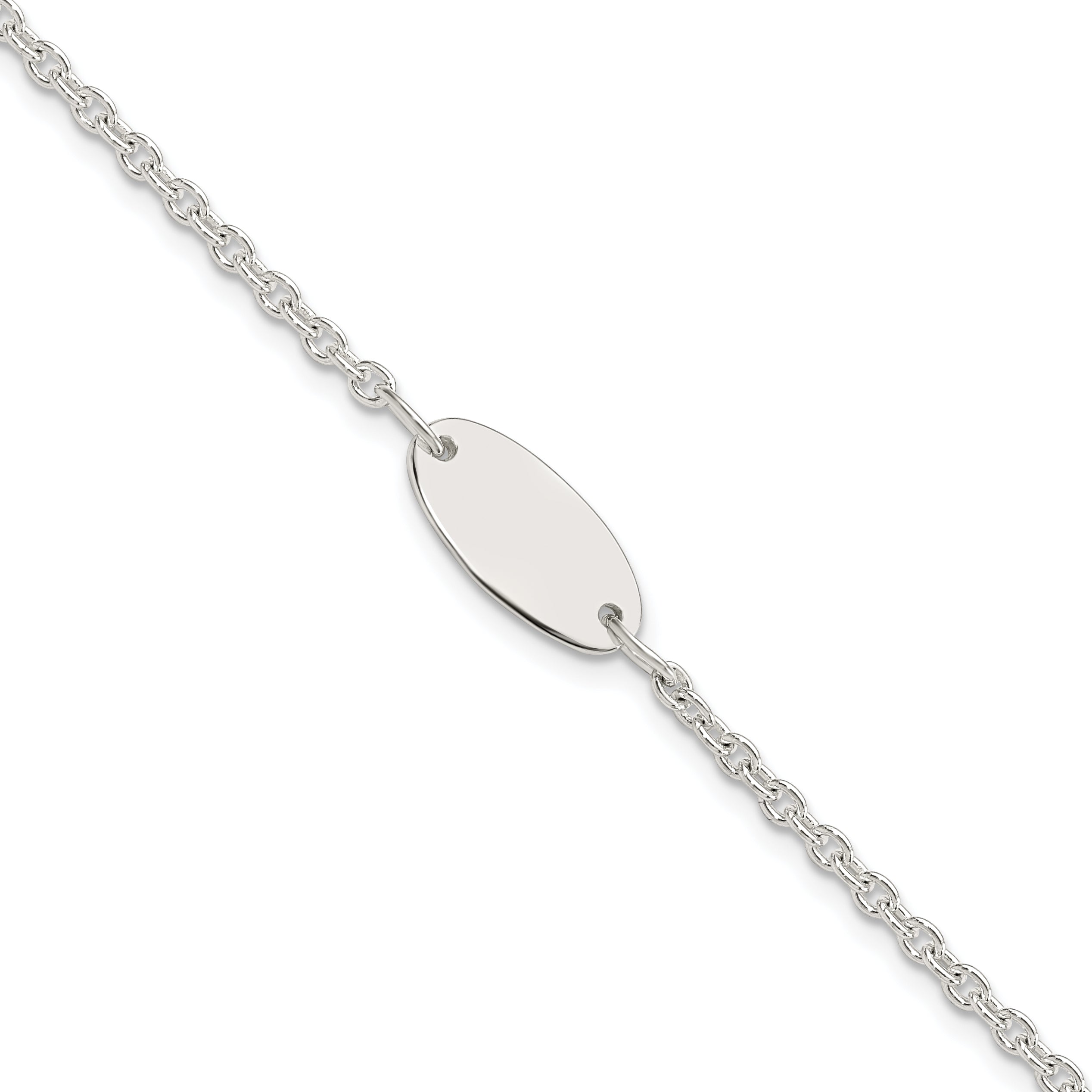 Sterling Silver Polished Childrens 6in ID Bracelet Main image